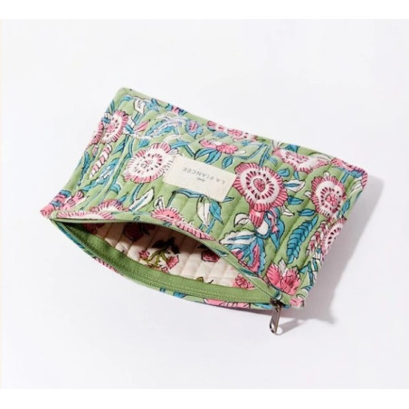 Petite pochette matelassée coton Lisette- La Fiancée - Achat en ligne - Jaines