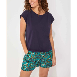 Tee shirt coton bio dentelle CEBANE - La Fiancée - Achat en ligne - Jaines