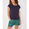Tee shirt coton bio dentelle CEBANE - La Fiancée - Achat en ligne - Jaines