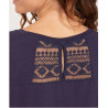 Tee shirt coton bio dentelle CEBANE - La Fiancée - Achat en ligne - Jaines