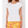 Tee shirt coton bio dentelle CEBANE - La Fiancée