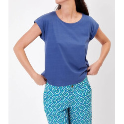 T-Shirt CEBANE Indigo - La Fiancée