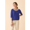 Pull bleu DP266 - Diplodocus