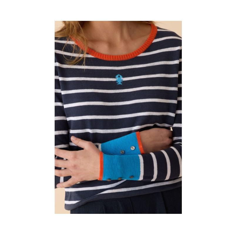 Pull Marinière DP263 - Diplodocus - Achat en ligne - Jaines