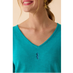 Pull Zig Zag DP261 Turquoise - Diplodocus