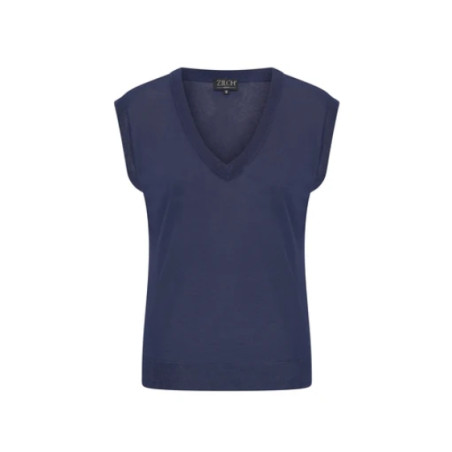 Pull sans manche marine 51VSN10.154 - Achat en ligne - Jaines