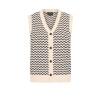 Gilet sans manche noir et blanc COTF30097- Zilch