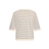 Cardigan rayé beige COT20123- Zilch
