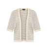 Cardigan rayé beige COT20123- Zilch