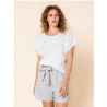 Top ajouré blanc CON30050 - Zilch
