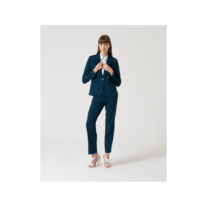 Pantalon Bleu pétrole LIPO519 - Surkana
