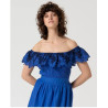 Jupe Bleu cobalt MALI623- Surkana