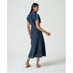 Robe  Bleu marine TINE721- Surkana