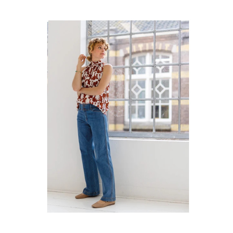 Jeans LOTUS Washed Light Blue - Wide Leg 251DEN04 - Zilch