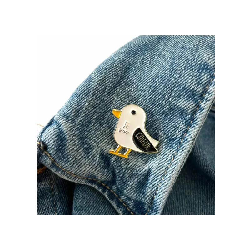 Pin's Je Suis Chieur - Madame La Mouette