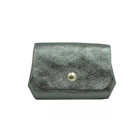 Porte-monnaie en cuir Léa gun- Jaïnès & Co - Achat en ligne - Jaïnès