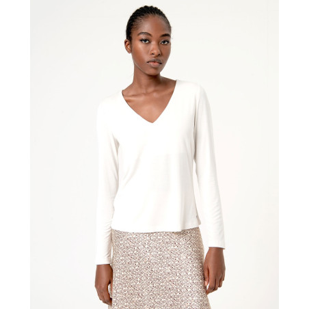T-shirt blanc NEBU017 - Surkana - Achat en ligne - Jaines