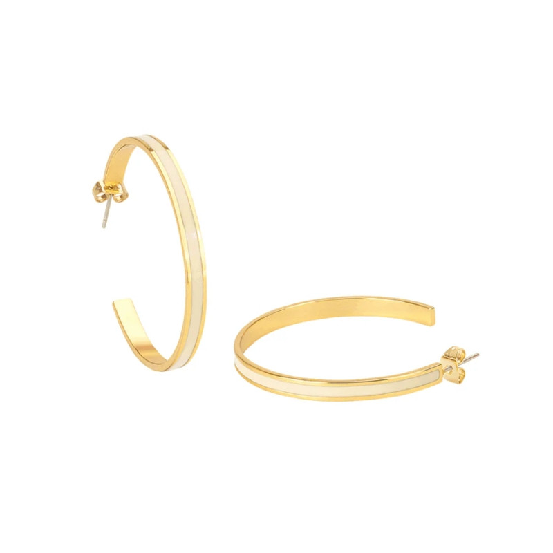 Créoles Bangle - Blanc Sable - bangle up