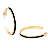 Créoles Bangle - Noir - bangle up