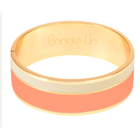 Bracelet Vaporetto - Orange Corail - Bangle up - Achat en ligne - Jaines