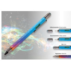 Stylo à bille multitâche CONSTRUCTION Galaxy - Troika