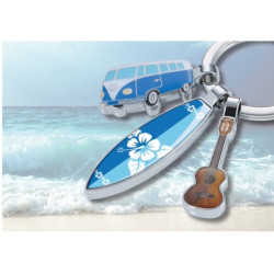 Porte-clés avec 3 breloques SURF TRIP  - Troika