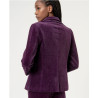 Blazer velours Prune NEPA321 - Surkana - Achat en ligne - Jaines