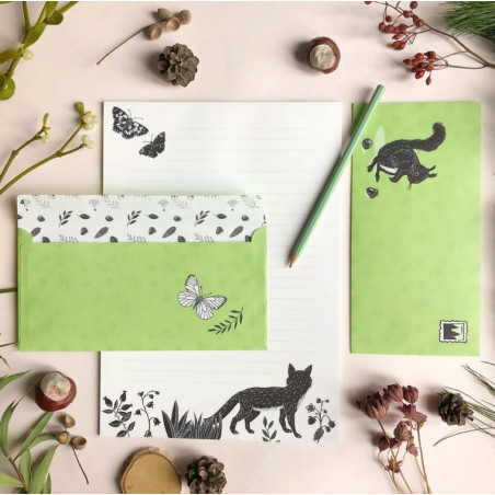 Set de papeterie forêt - Katja Rub - Achat en ligne - Jaines