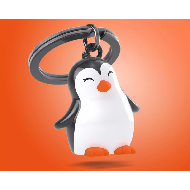 Porte-clés Pingouin - Metalmorphose