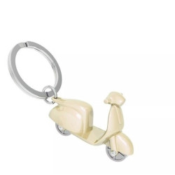 Porte-clés Scooter Dolce Vita beige- Metalmorphose