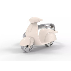 Porte-clés Scooter Dolce Vita beige- Metalmorphose