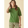 PULL manche coude Olive DP225 - Diplodocus