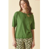 PULL manche coude Olive DP225 - Diplodocus