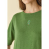 PULL manche coude Olive DP225 - Diplodocus