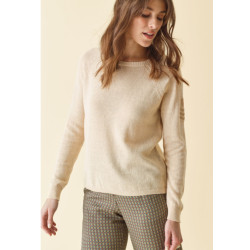 PULL CHEVRON CREME DP233 - Diplodocus
