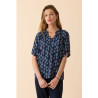 BLOUSE BOHEMIAN NAVY DBLO101 - Diplodocus