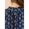BLOUSE BOHEMIAN NAVY DBLO101 - Diplodocus