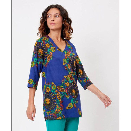 Tunique Laurie Nerysa Cobalt - La Fiancée - Achat en ligne - Jaines