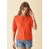 PULL manche coude Orange DP225 - Diplodocus