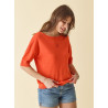 PULL manche coude Orange DP225 - Diplodocus
