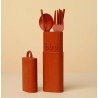 Kit de couverts nomade - Terracotta - BINI