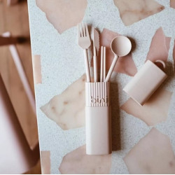 Kit de couverts nomade - nude - BINI