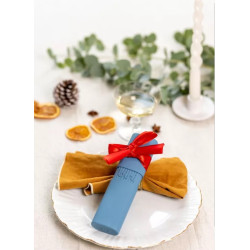 Kit de couverts nomade - bleu - BINI
