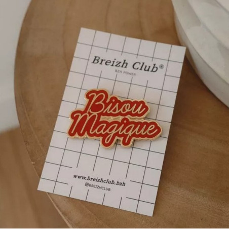 Pin's Bisou Magique - BREIZH CLUB - Achat en ligne - Jaines