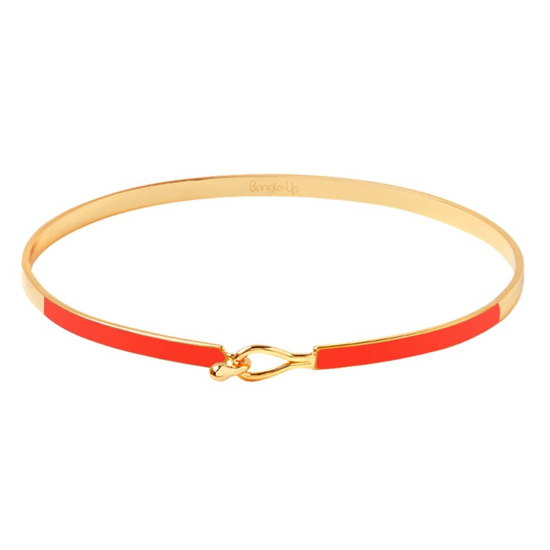 Bracelet Lily - Tangerine - Bangle up