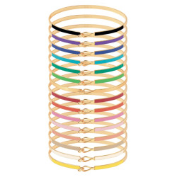 Bracelet Lily - bleu navy  - Bangle up
