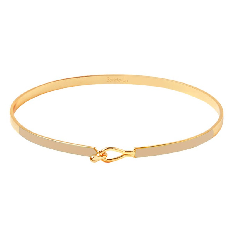 Bracelet Lily - beige mastic - Bangle up
