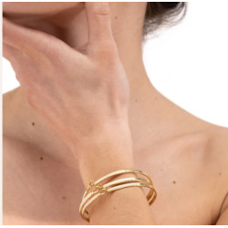 Bracelet Lily - Blanc sable  - Bangle up
