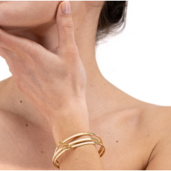 Bracelet Lily - Blanc sable  - Bangle up