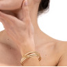 Bracelet Lily - Blanc sable  - Bangle up